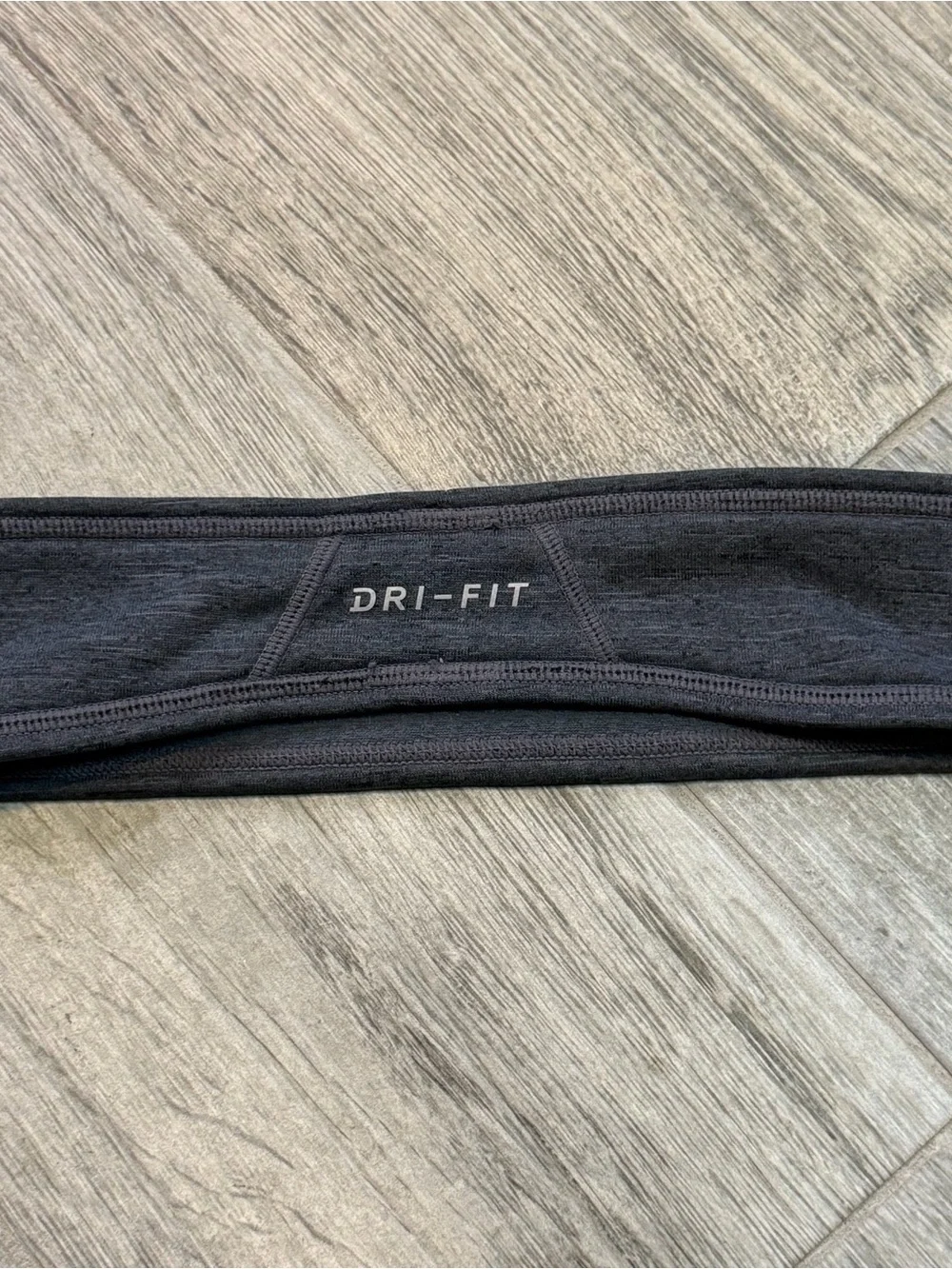Nike Dri-Fit Head Tie Adult Unisex Charcoal Heather Gray Sweat Wicking Workout